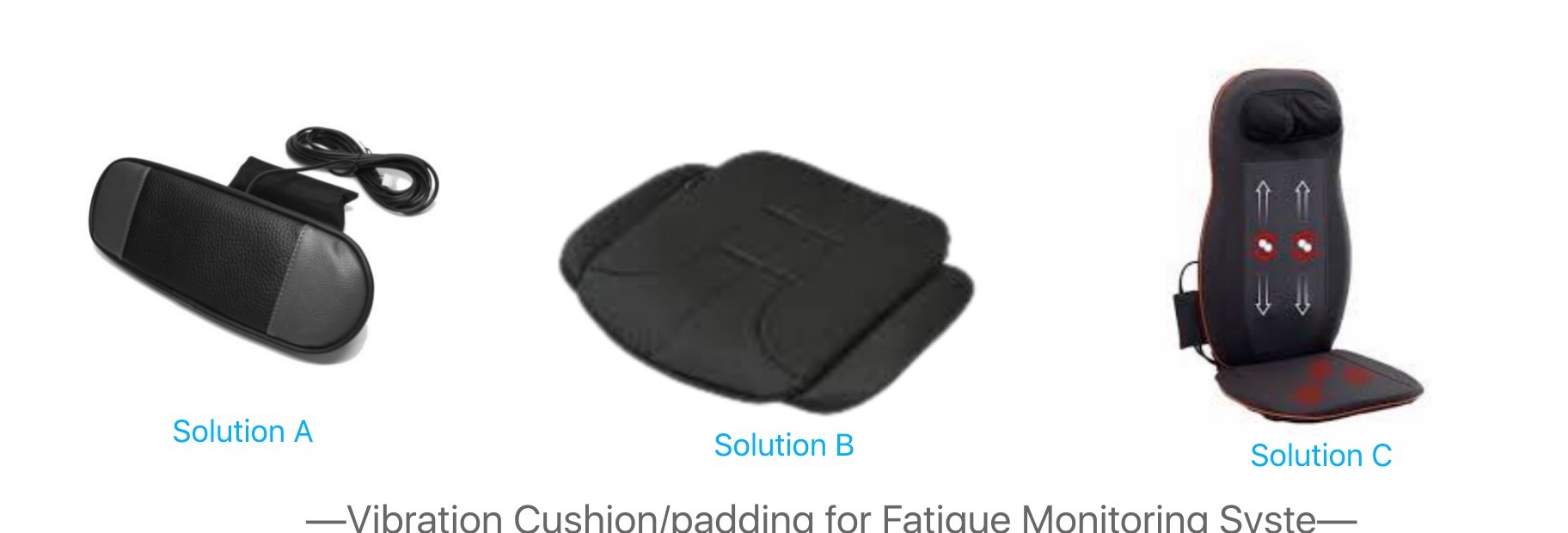 Vibration Cushion/padding for Fatigue Monitoring System