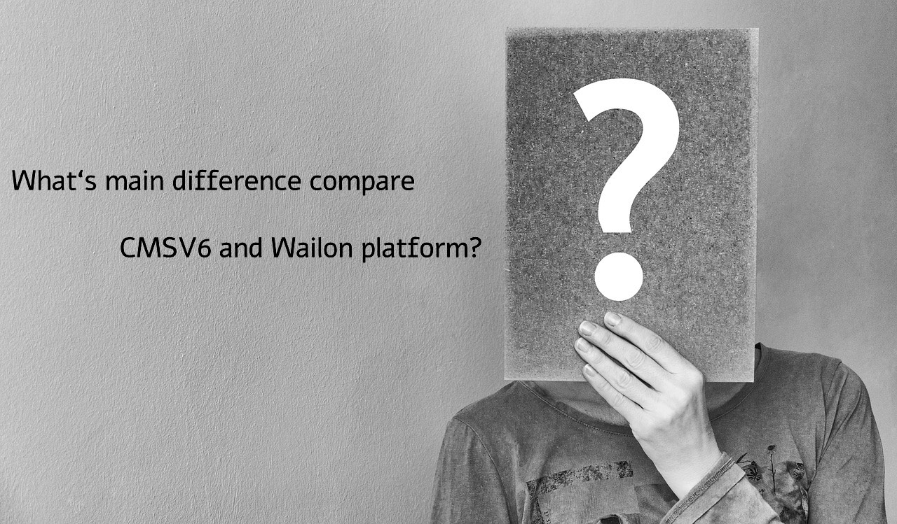 Qual é a principal diferença em comparação com a plataforma CMSV6 e Wailon?