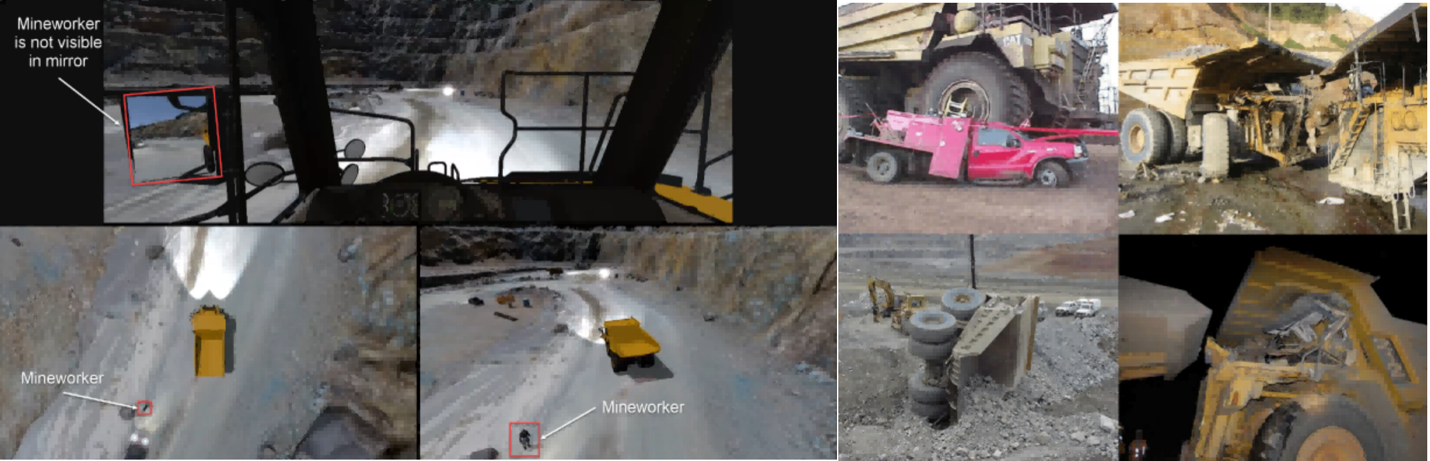 Mine truck A.i. safety