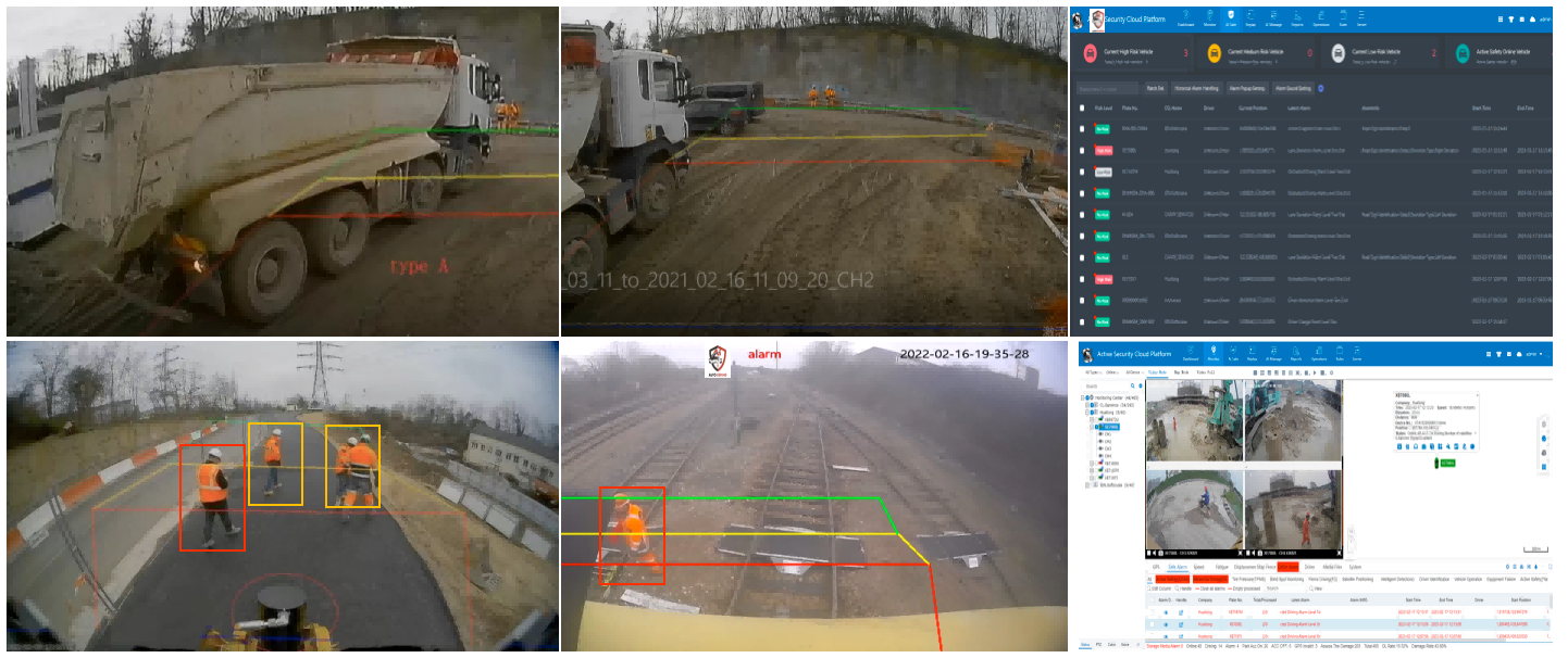 Construction truck collision avoidance